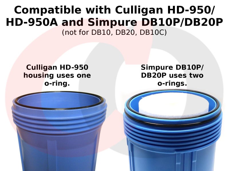 Captain O-Ring - Culligan Compatible OR-100 (OR100) O-Ring Replacement for Big Blue Filter Housing Buna-N ORing (3 Pack) [Also Compatible with Simpure DB10P/DB20P] - Image 2
